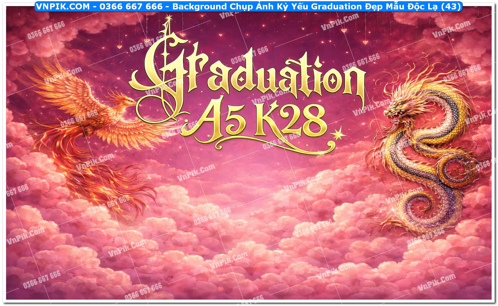 Background Chụp Ảnh Kỷ Yếu Graduation Đẹp Mẫu Độc Lạ (43)