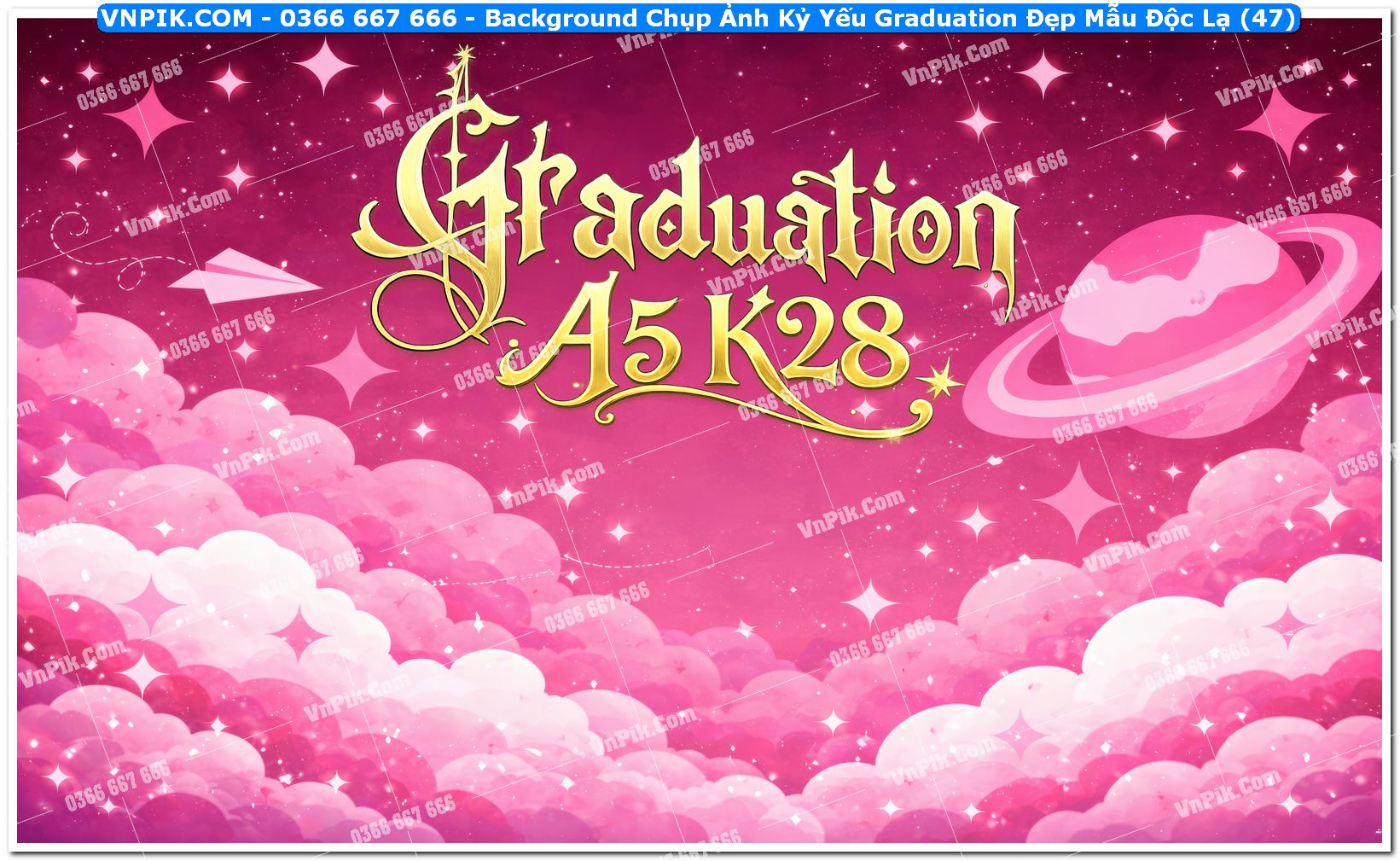 Background Chụp Ảnh Kỷ Yếu Graduation Đẹp Mẫu Độc Lạ (47)