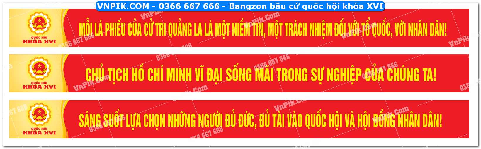 Bangzon bầu cử quốc hội khóa XVI