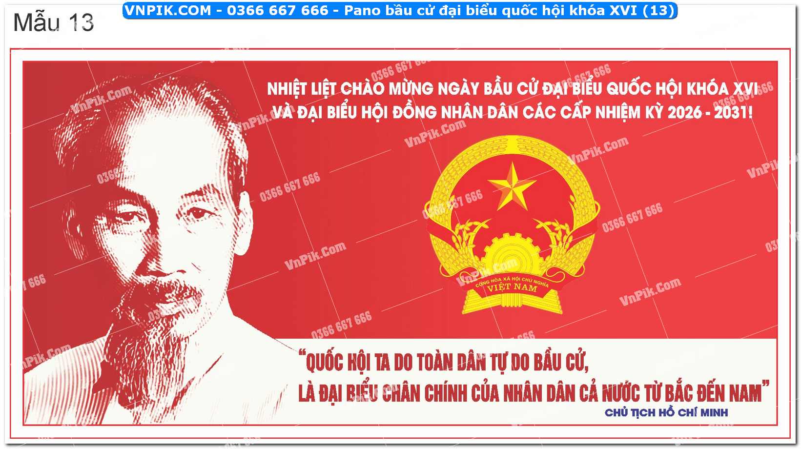 Pano bầu cử đại biểu quốc hội khóa XVI (13)