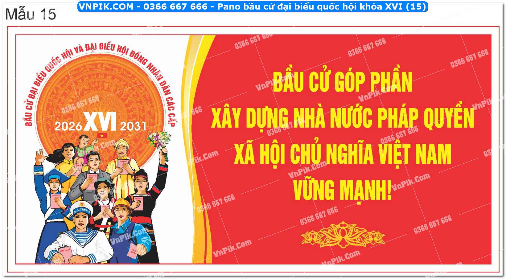 Pano bầu cử đại biểu quốc hội khóa XVI (15)