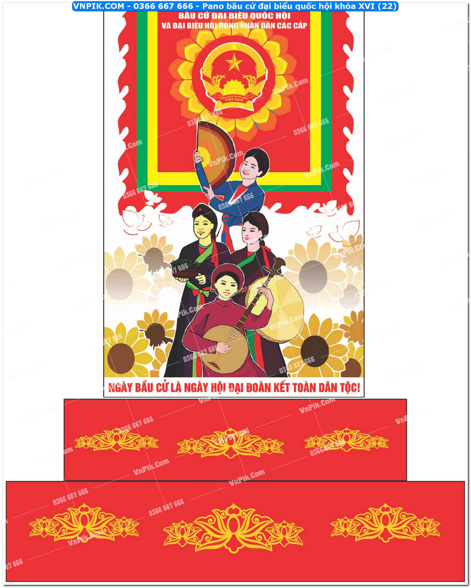 Pano bầu cử đại biểu quốc hội khóa XVI (22)