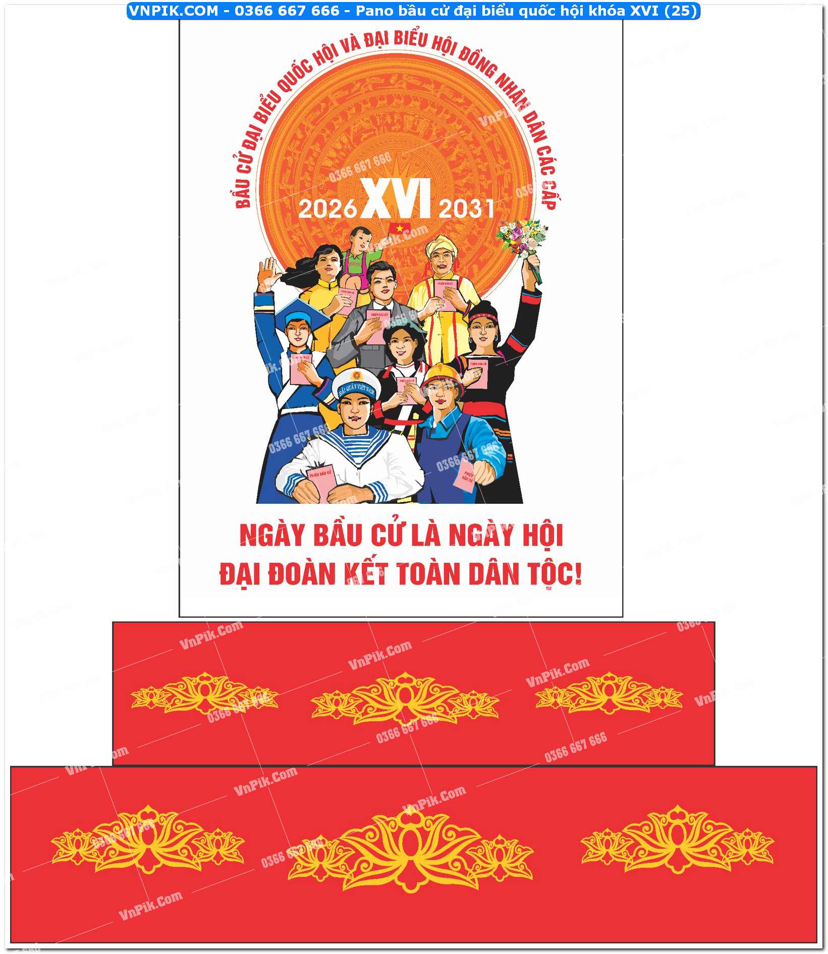 Pano bầu cử đại biểu quốc hội khóa XVI (25)