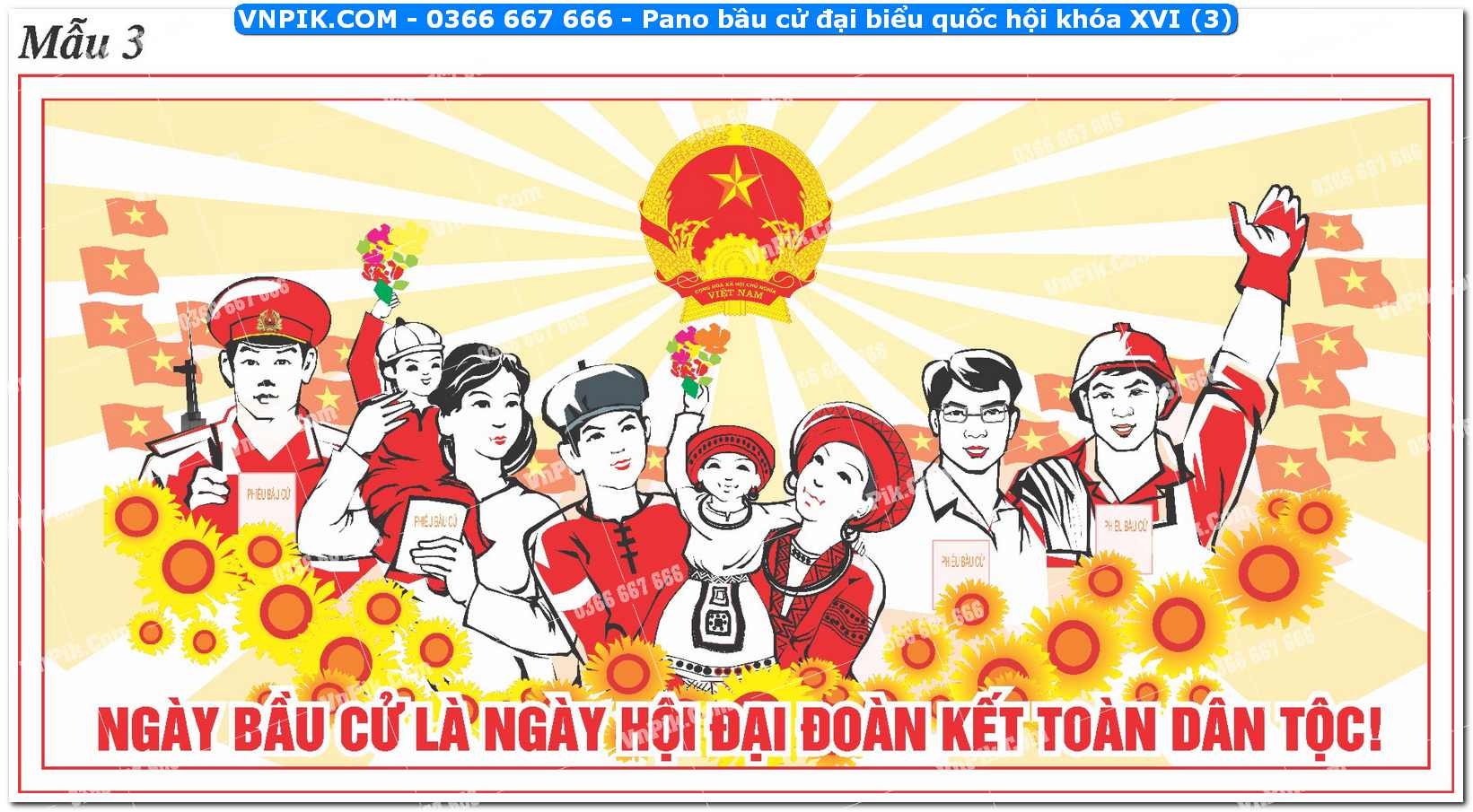 Pano bầu cử đại biểu quốc hội khóa XVI (3)