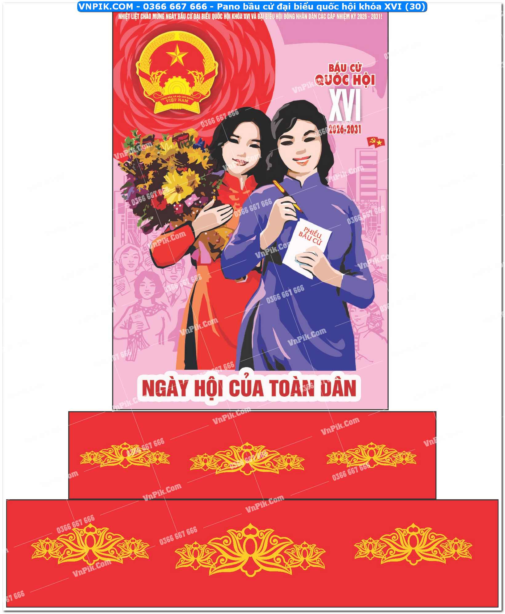Pano bầu cử đại biểu quốc hội khóa XVI (30)