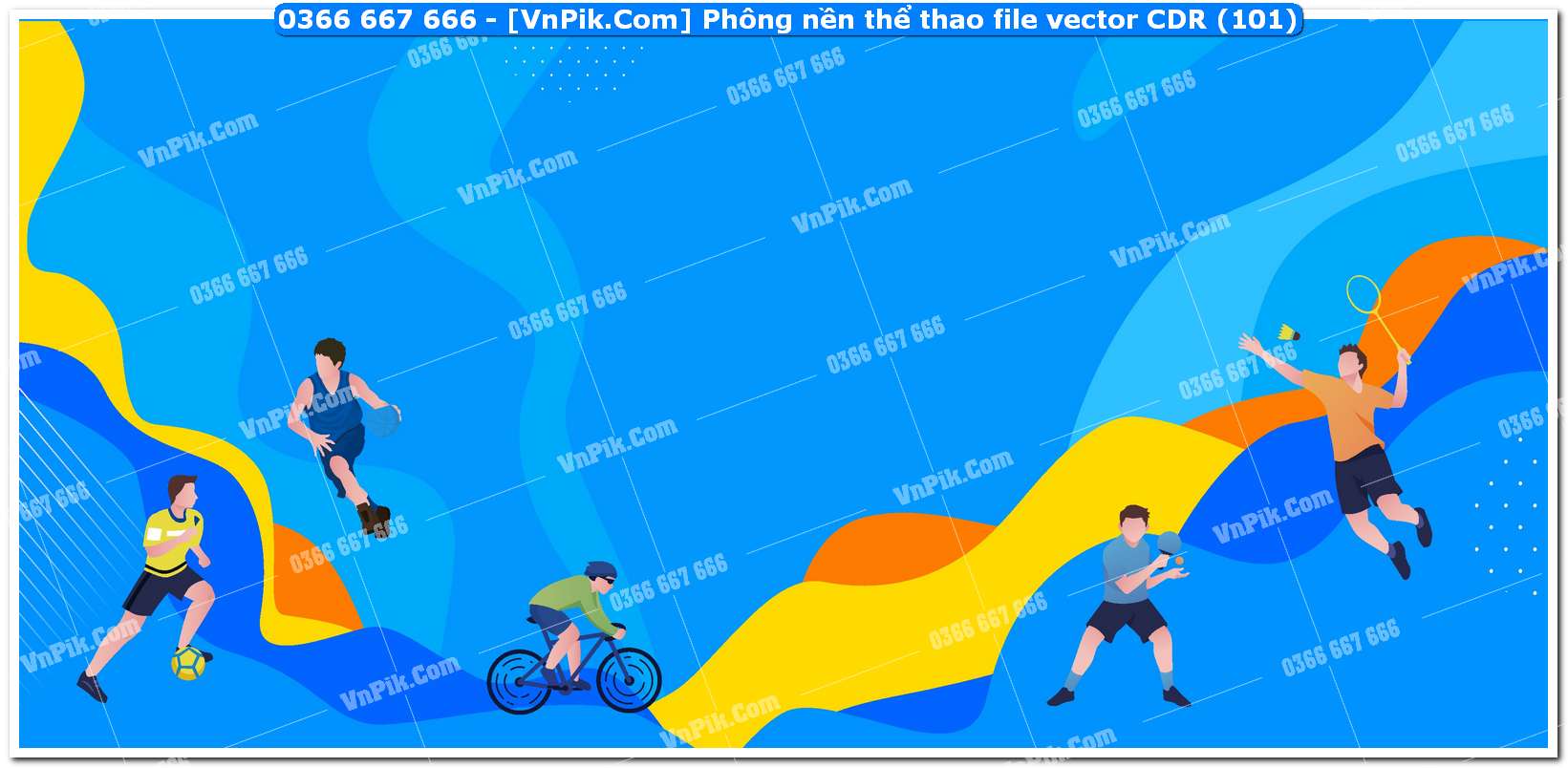 Phông nền thể thao file vector CDR (101)