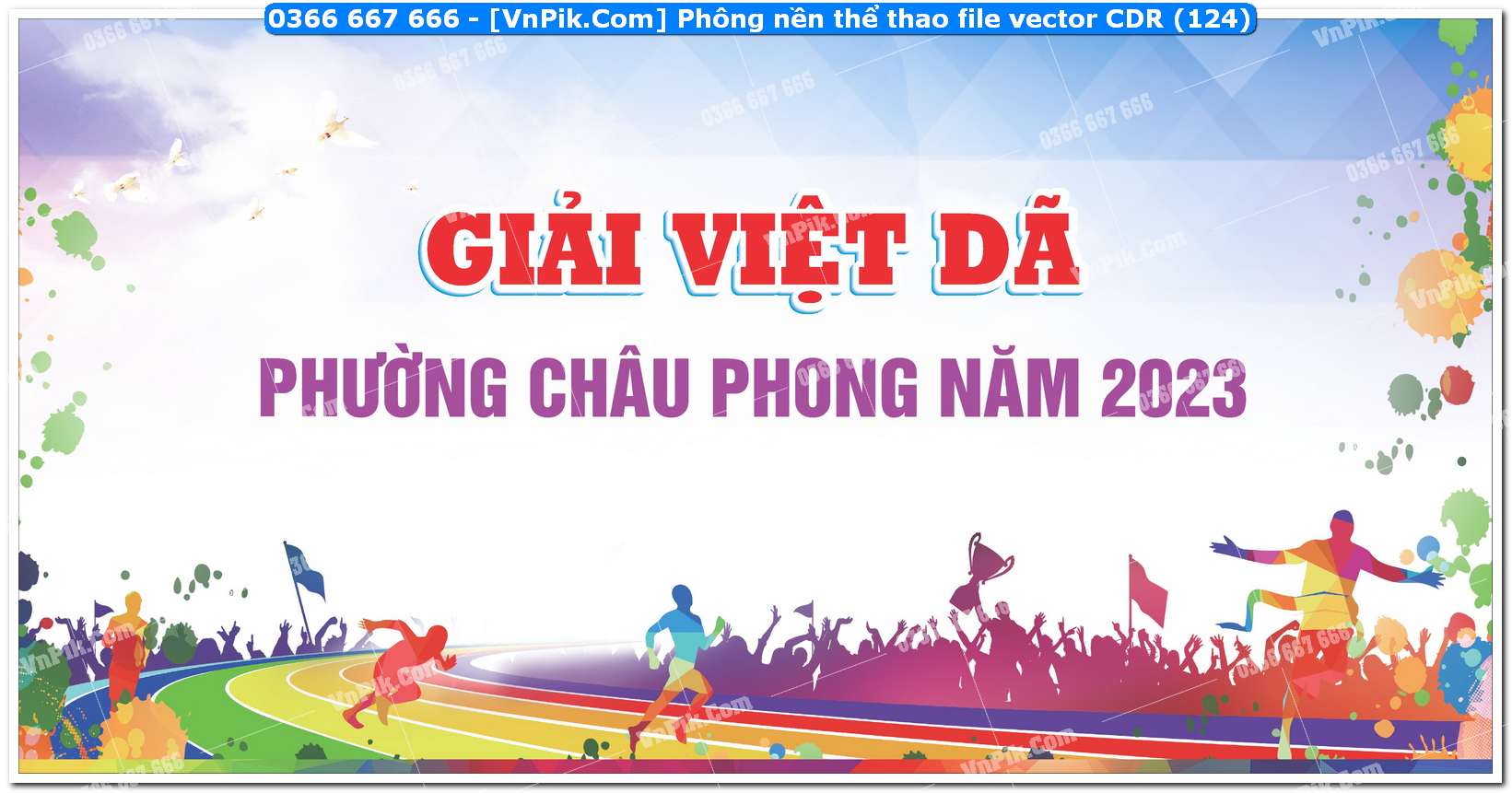 Phông nền thể thao file vector CDR (124)