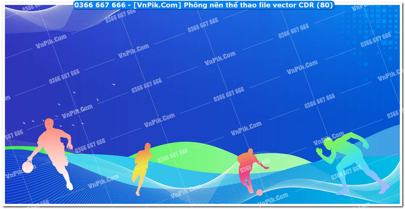 Phông nền thể thao file vector CDR (80)