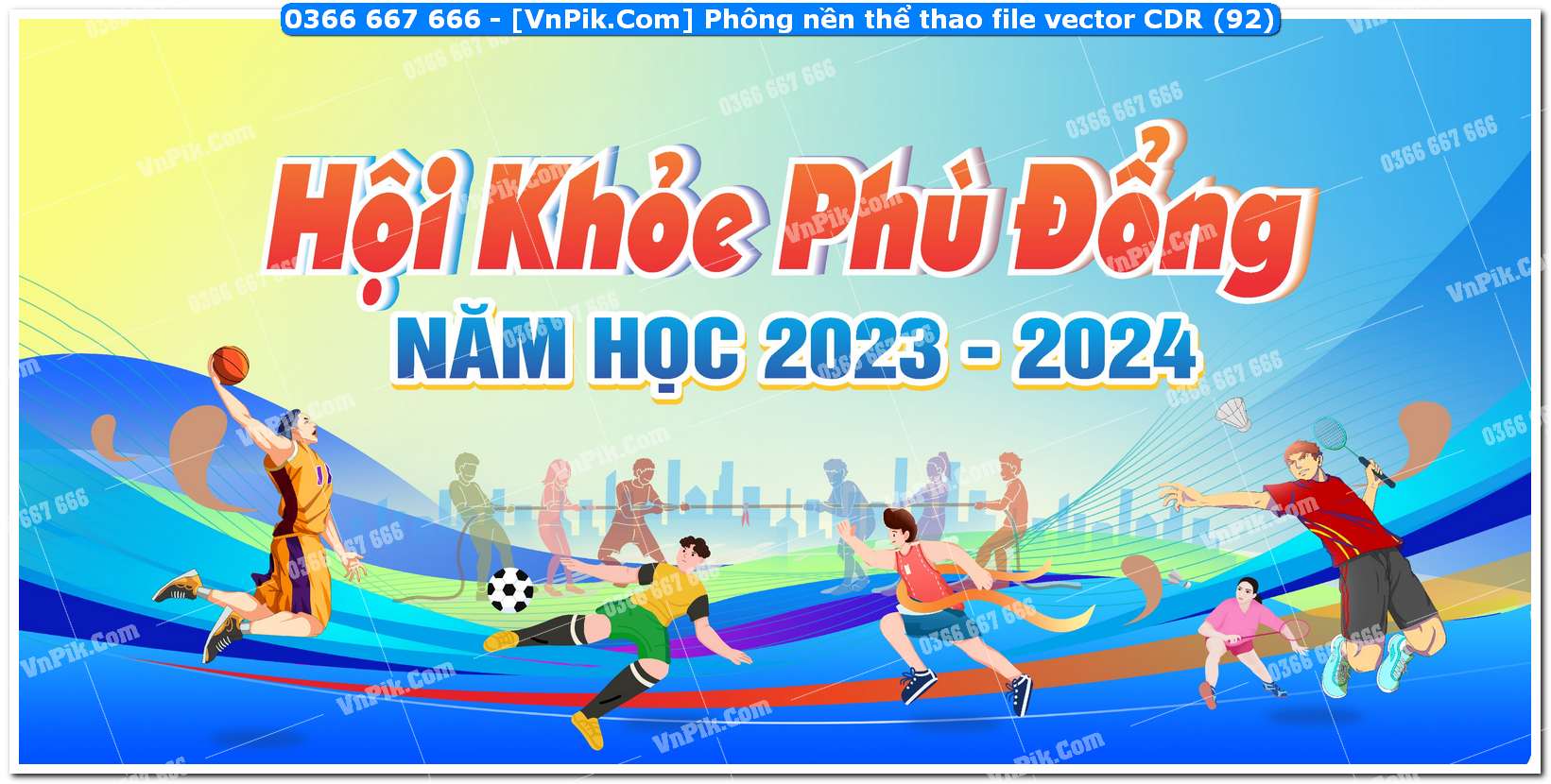 Phông nền thể thao file vector CDR (92)