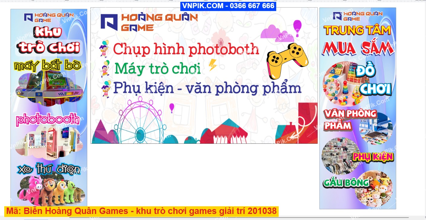 Biễn Hoàng Quân Games – khu trò chơi games giải trí 201038