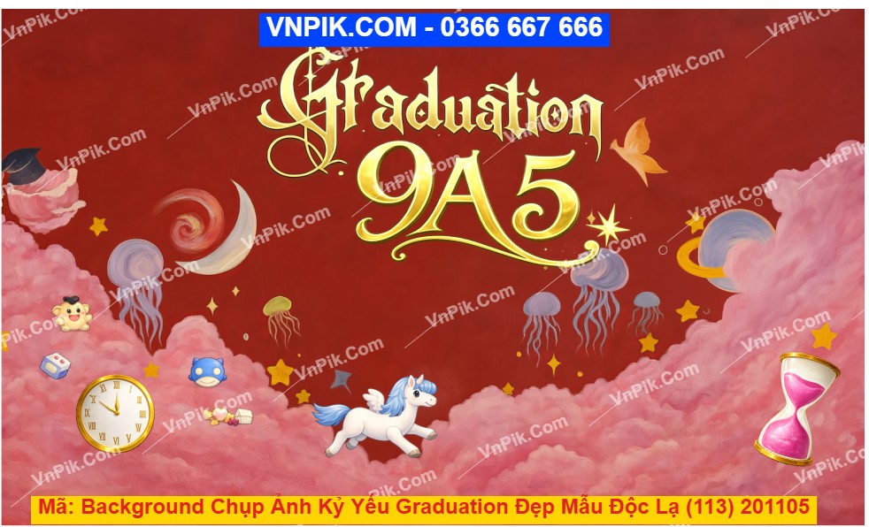 Background Chụp Ảnh Kỷ Yếu Graduation Đẹp Mẫu Độc Lạ (113) 201105