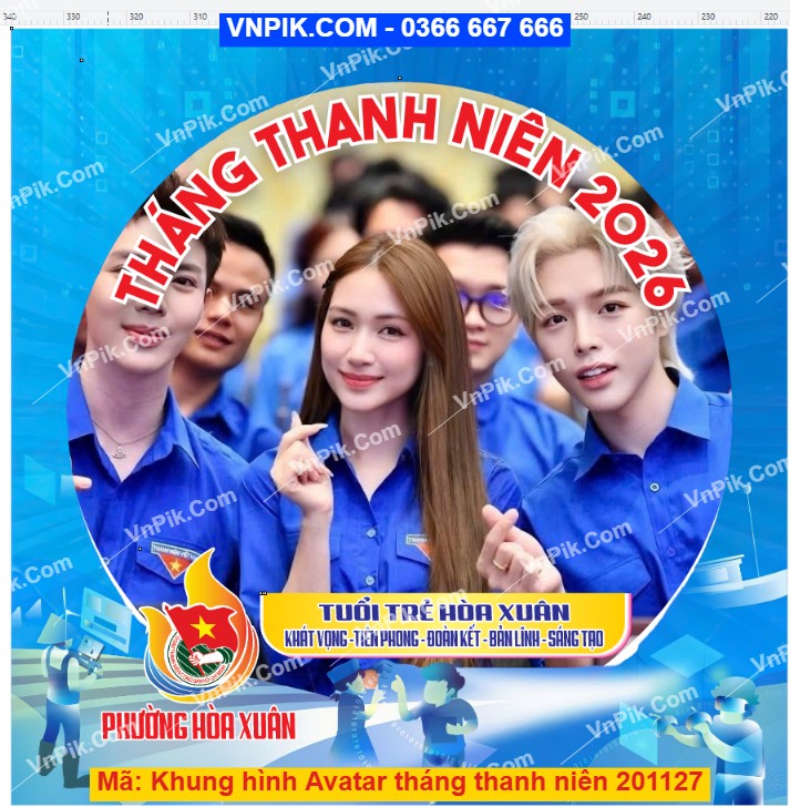 Khung hình Avatar tháng thanh niên 201127