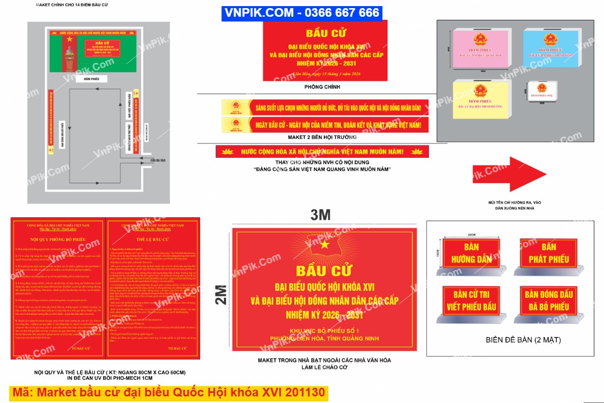 Market bầu cử đại biểu Quốc Hội khóa XVI 201130