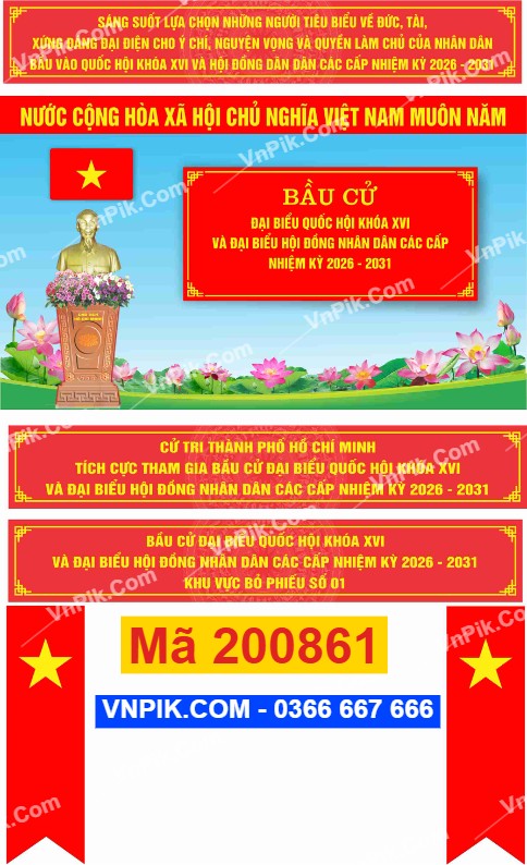 Pano bầu cử đại biểu quốc hội khóa XVI mã 200861