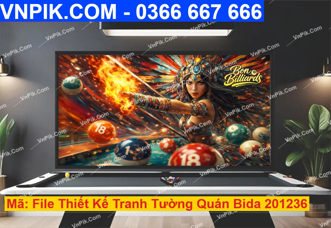 File Thiết Kế Tranh Tường Quán Bida 201236