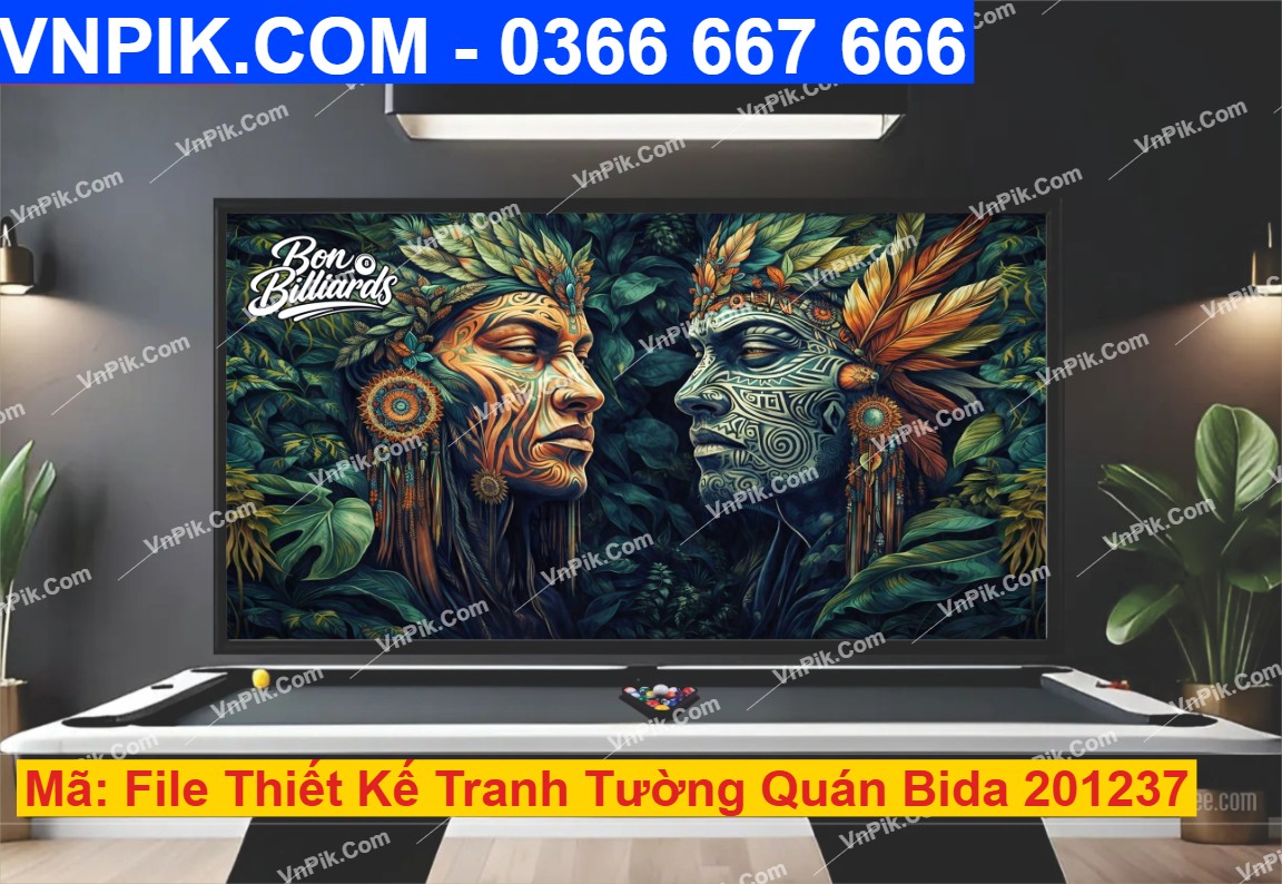 File Thiết Kế Tranh Tường Quán Bida 201237