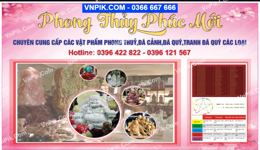 Biển quảng cáo Phong Thủy Phúc Mới