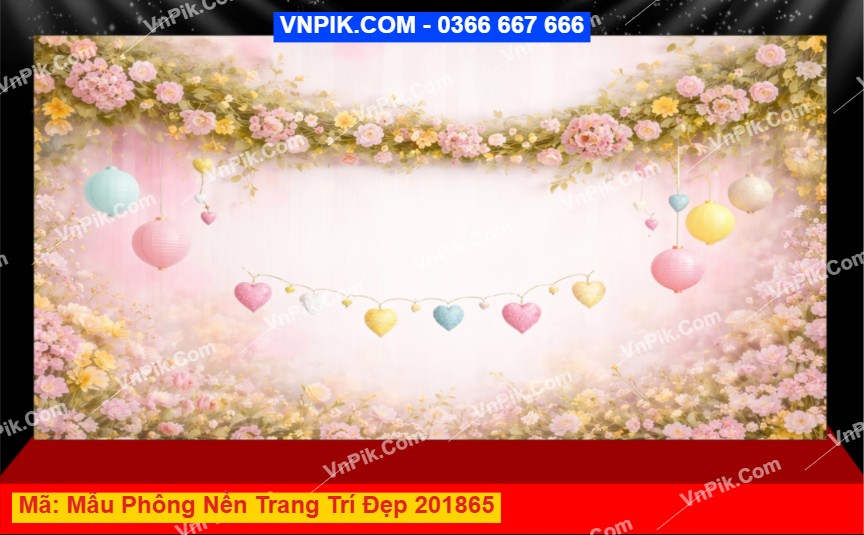 Mẫu Phông Nền Trang Trí Đẹp 201865