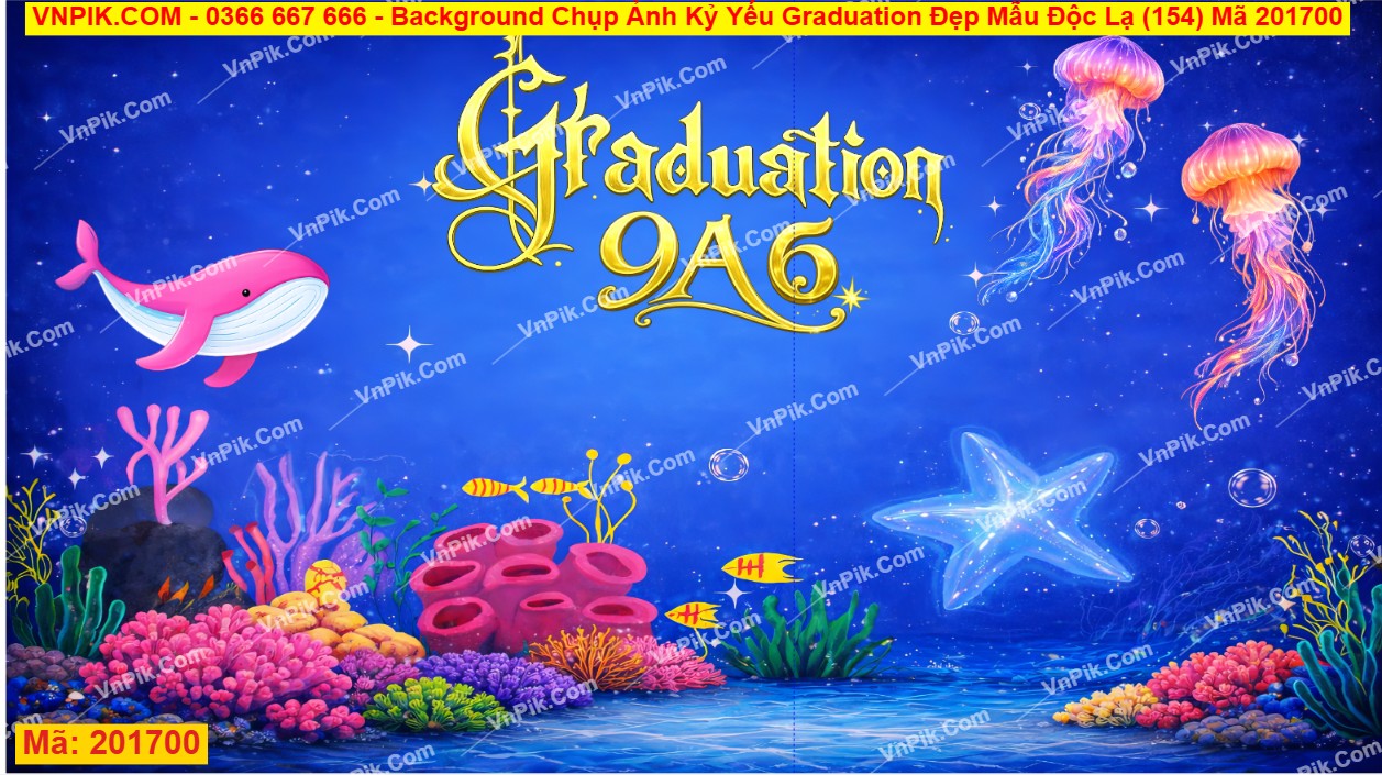 Background Chụp Ảnh Kỷ Yếu Graduation Đẹp Mẫu Độc Lạ (154) Mã 201700