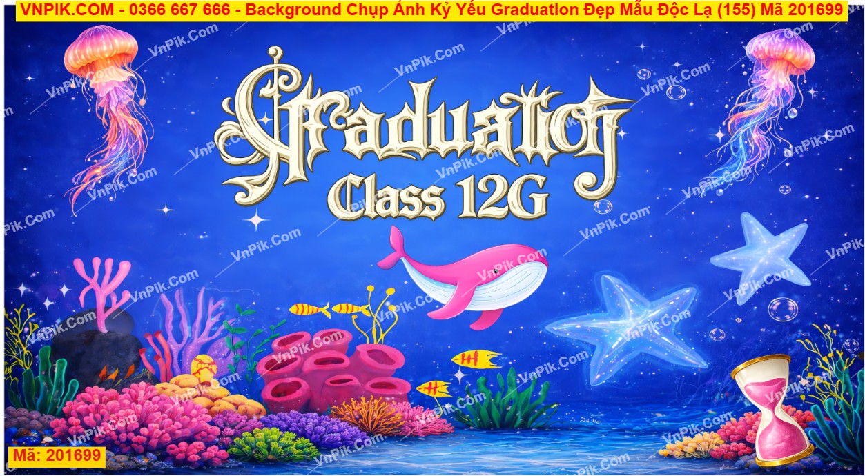 Background Chụp Ảnh Kỷ Yếu Graduation Đẹp Mẫu Độc Lạ (155) Mã 201699