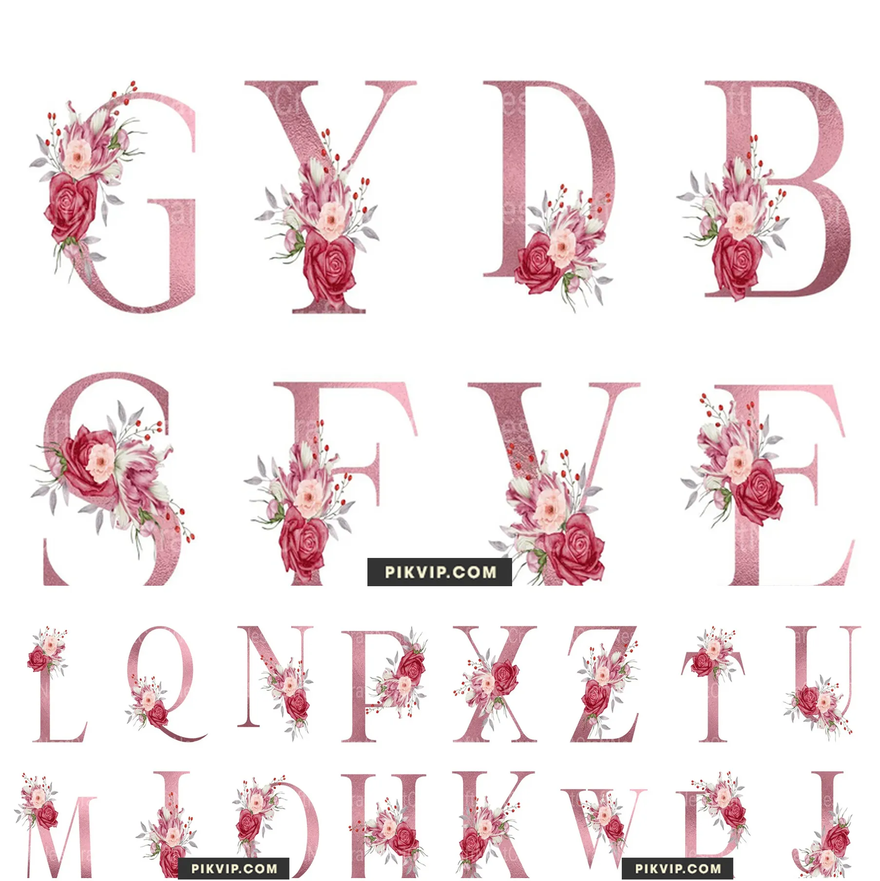 Báº£ng Chá»¯ CÃ¡i VÃ ng Há»ng Sang Trá»ng Äiá»m Hoa Há»ng