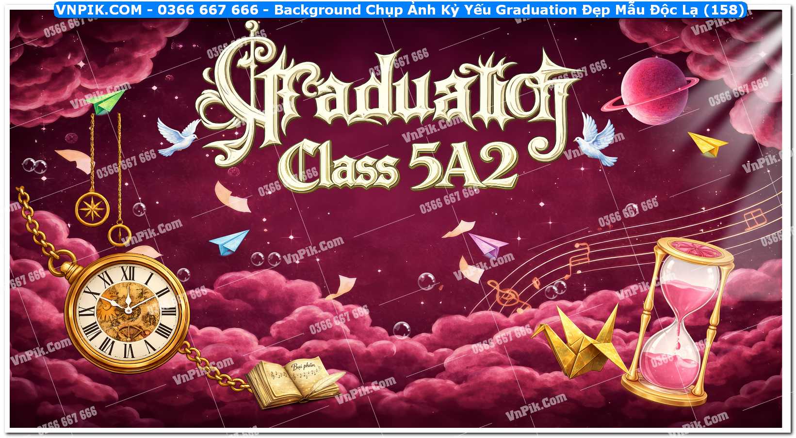 Background Chụp Ảnh Kỷ Yếu Graduation Đẹp Mẫu Độc Lạ (158)