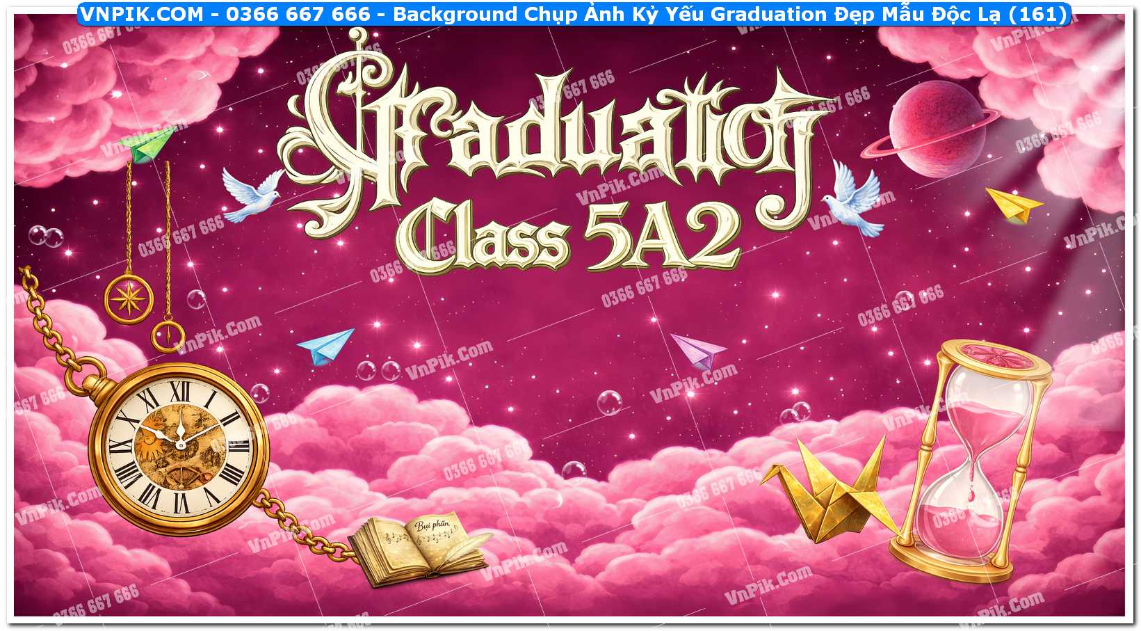 Background Chụp Ảnh Kỷ Yếu Graduation Đẹp Mẫu Độc Lạ (161)