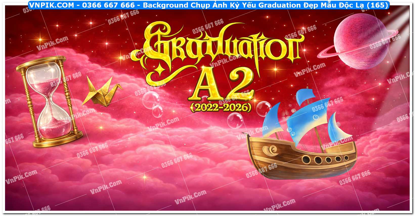 Background Chụp Ảnh Kỷ Yếu Graduation Đẹp Mẫu Độc Lạ (165)