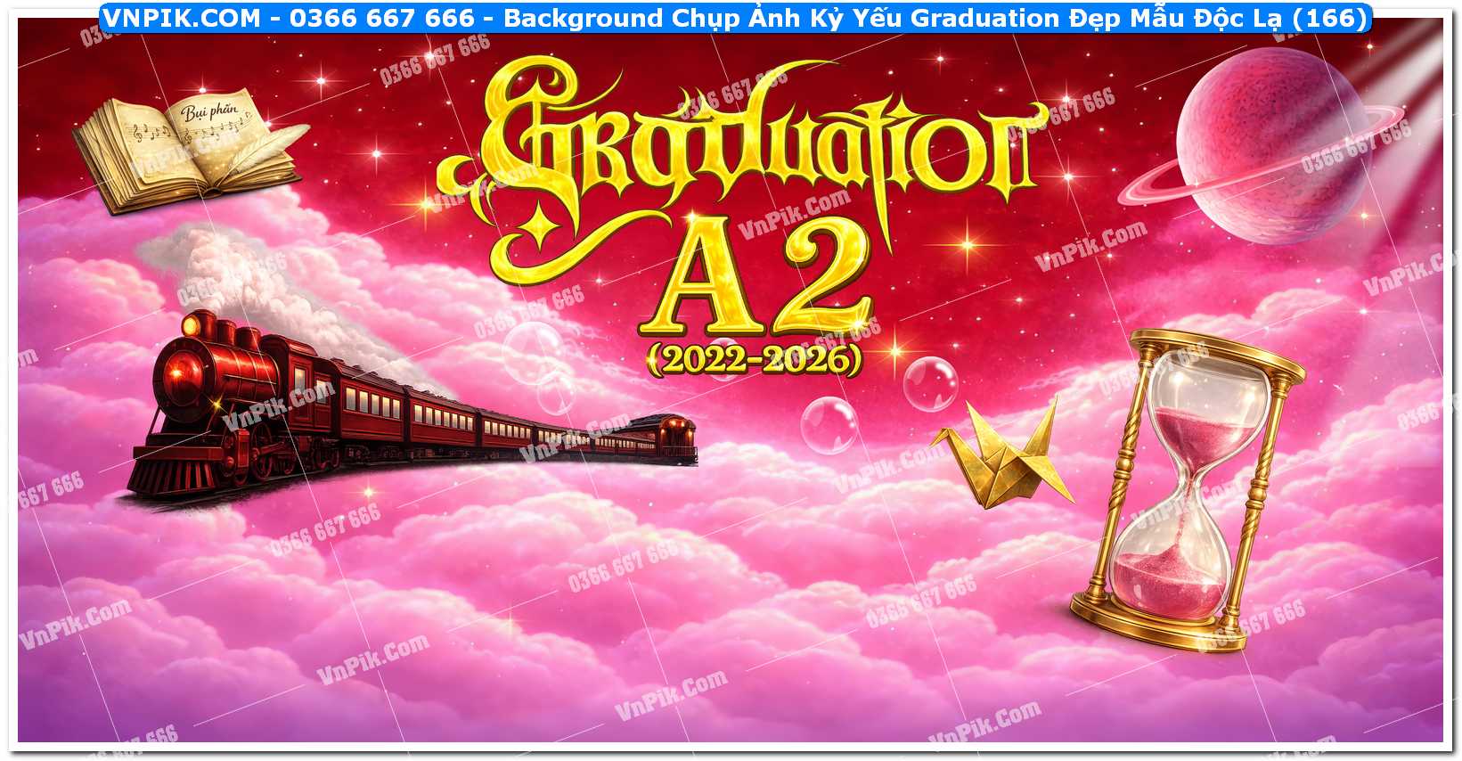 Background Chụp Ảnh Kỷ Yếu Graduation Đẹp Mẫu Độc Lạ (166)