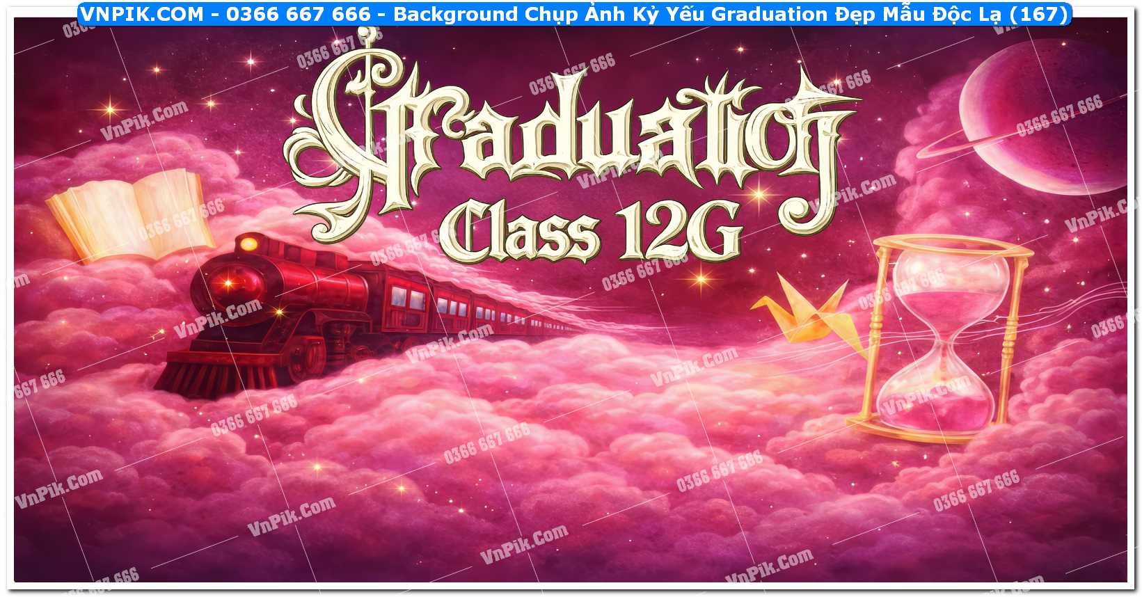Background Chụp Ảnh Kỷ Yếu Graduation Đẹp Mẫu Độc Lạ (167)