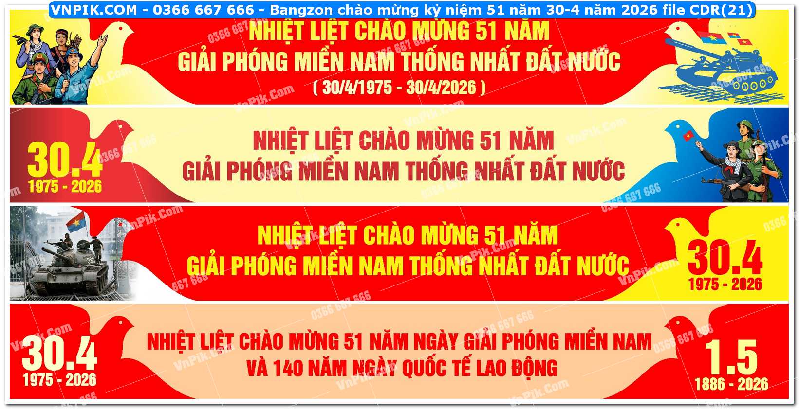 Bangzon chào mừng kỷ niệm 51 năm 30-4 năm 2026 file CDR (21)